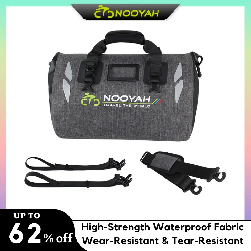 NOOYAH Travel Bag Bike Motorcycle Trunk Bag Large Capacity Waterproof Suitcase Shoulder Bag Multifunction Handbag Messenger Bags