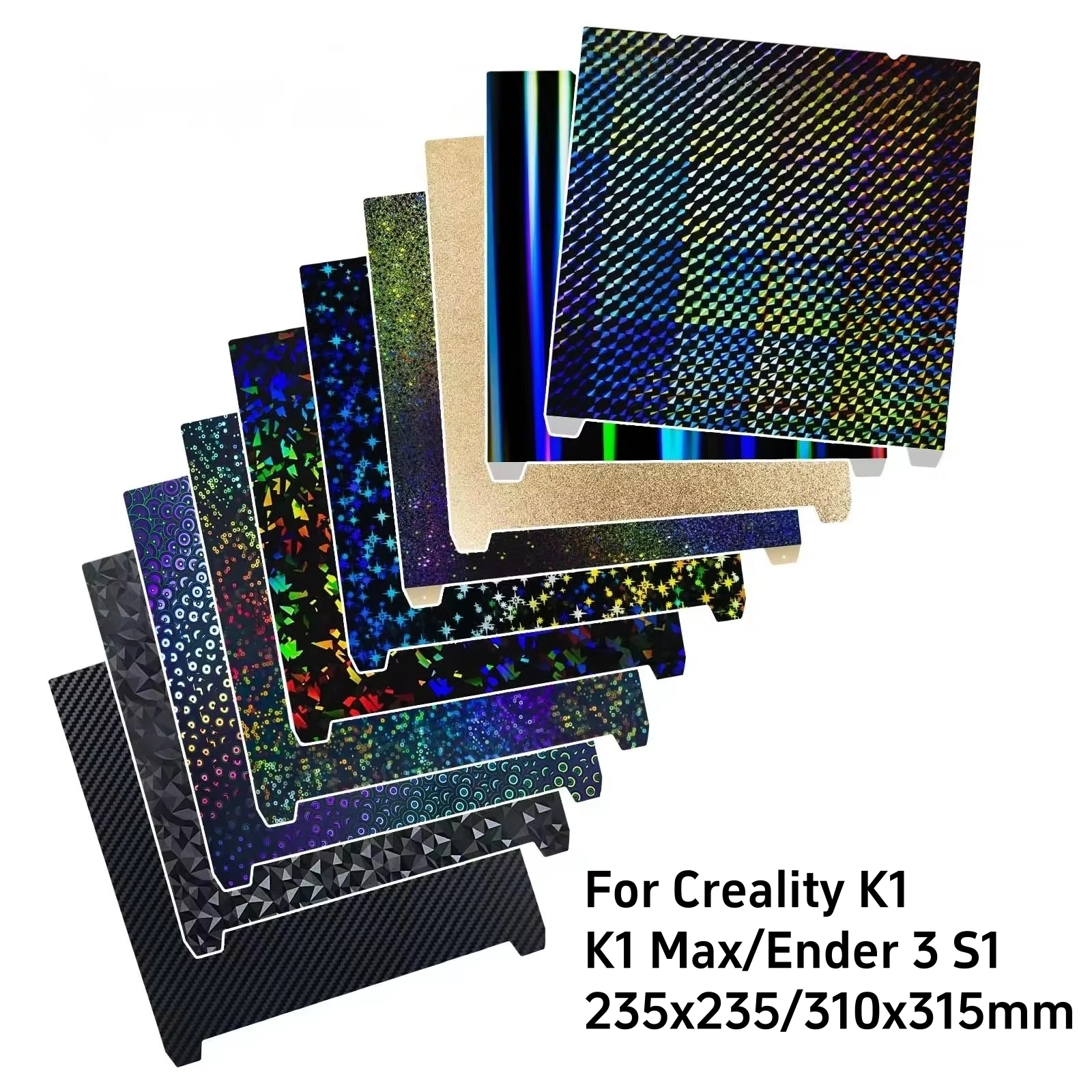 For Creality K1 Max Build Plate K1C Bed Creality k1 Build Plate H1H PEO PEY PEI Sheet 235x235 310x315 Ender 3 S1 Ender 3 V3 Se