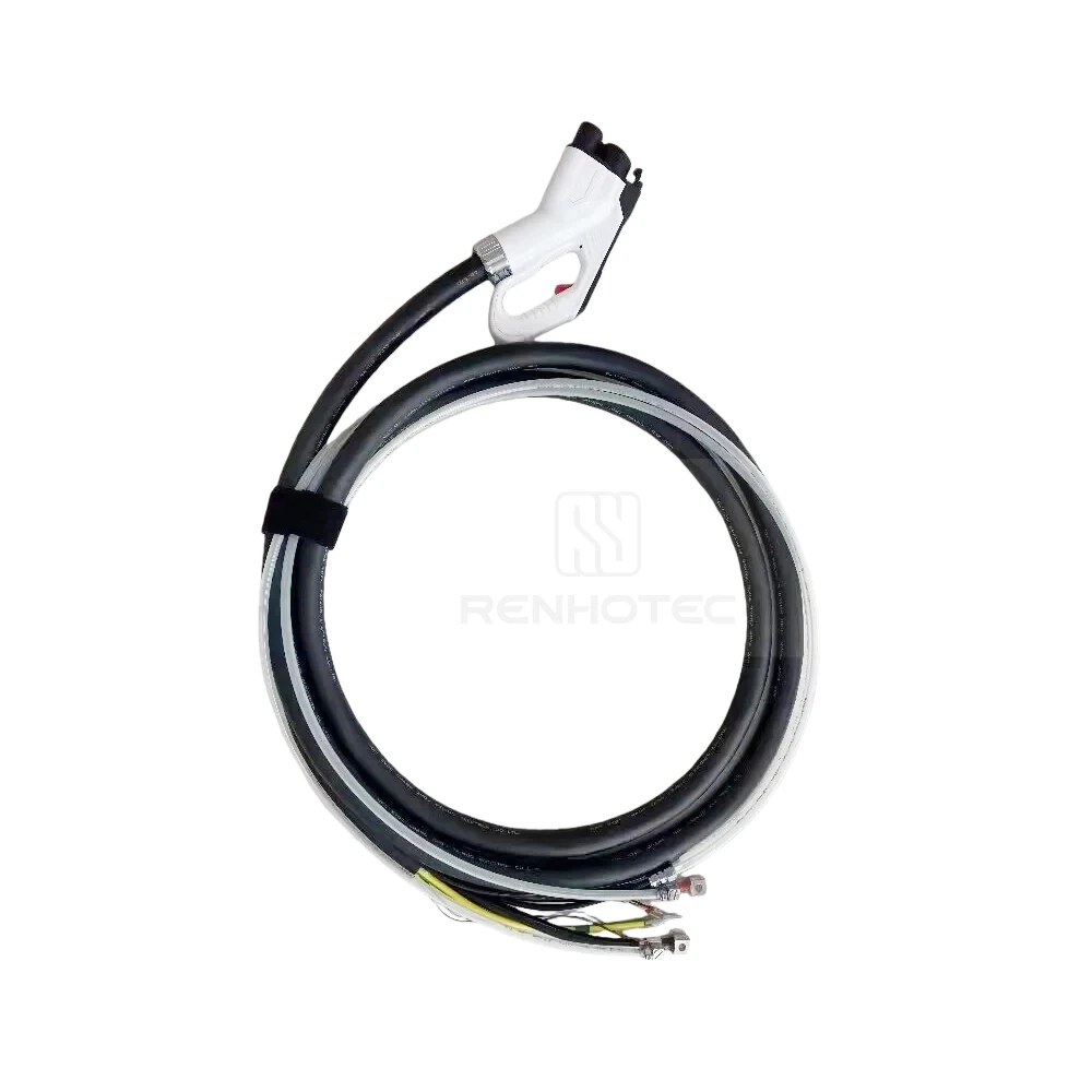 500A High Efficiency CCS2 HPC Charging Connector with Liquid Cooling for Ultra-Fast EV Charging Stations