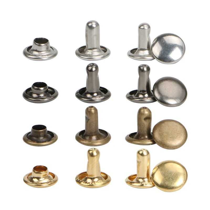 100 комплектов, кожаные заклепки для телефона