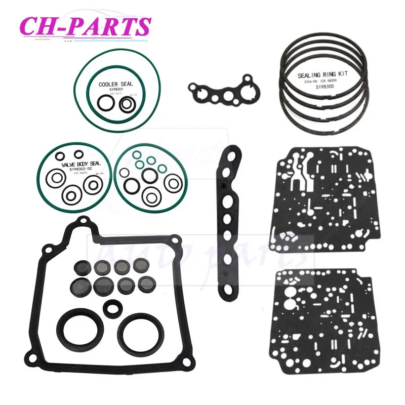 

02E DQ250 DSG For AUDI VW SKODA SEAT Gearbox Rebuild Kit K198900A Automatic Transmission Overhaul kit Seals Gaskets Repair kit