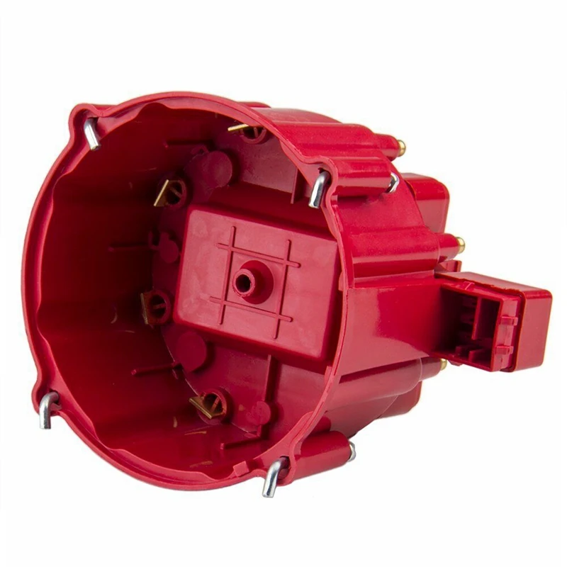 Red Auto Parts Car Accessories Car Kit Male HEI Distributor Cap Coil And Rotor Kit Replacement For SBC BBC 305 350 454