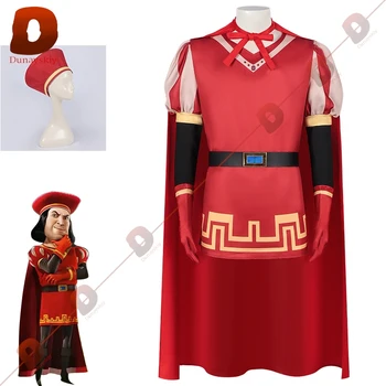 2024NEW Lord Farquaad Cosplay Costumes For Man Adults Kids Size Halloween Costumes Shrek Cosplay Role Play Party for Kids