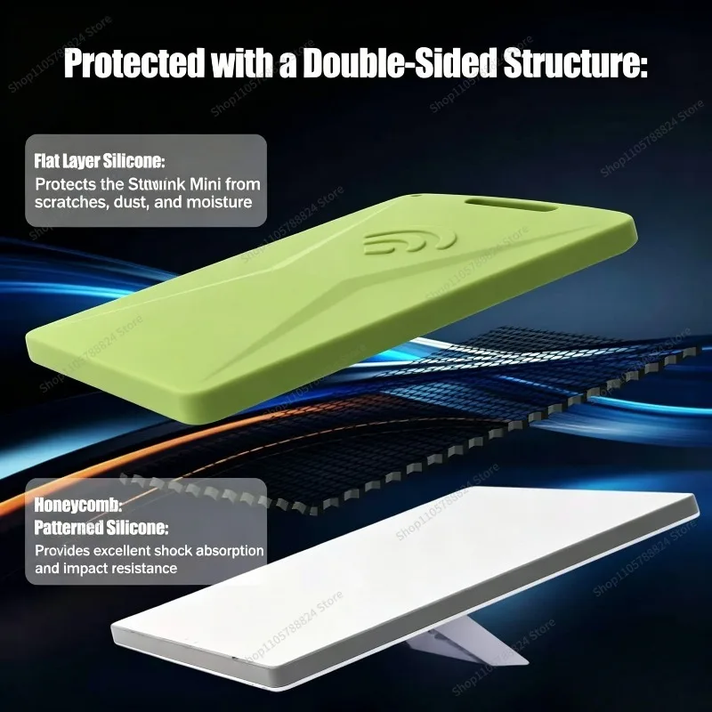 For mini protective cover mini antenna shockproof and drop-proof silicone cover outdoor satellite protective cover