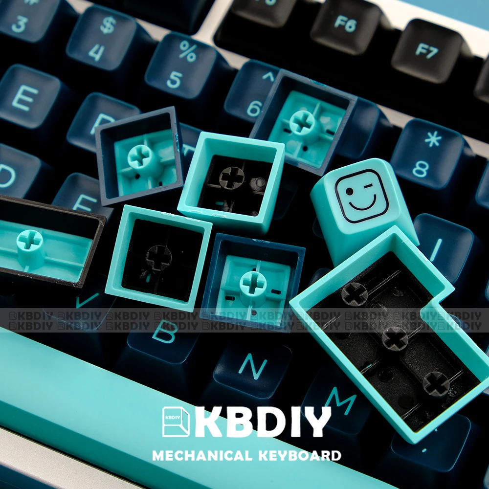 Kbdiy gmk monster keycap pbt double shot keycaps sa profil schlüssel kappen set iso enter 7u space bar für benutzer definierte diy mechanische tastatur