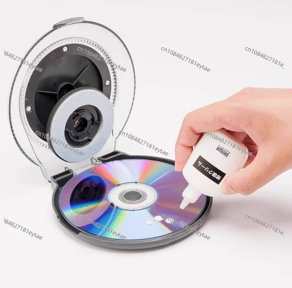 CD Repair Machine CD Disc Scratch Repair Device DVD Data Recovery Set Cleaning Fluid Paste Tool Cleaner