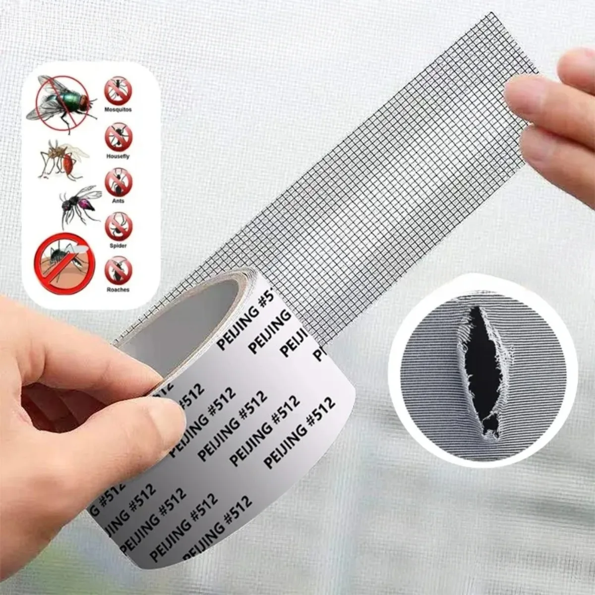 Window Screen Repair Tape Fix Net Window Home Adhesive Anti Mosquito Windows Door Repair Subsidy Tape elf-adhesive Screen Tapes