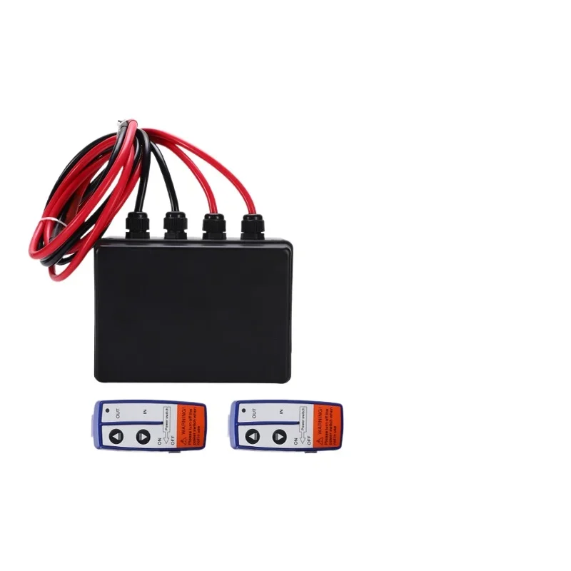 5000 pounds electric winch control box wireless remote control 250A car crane accessories winch control box