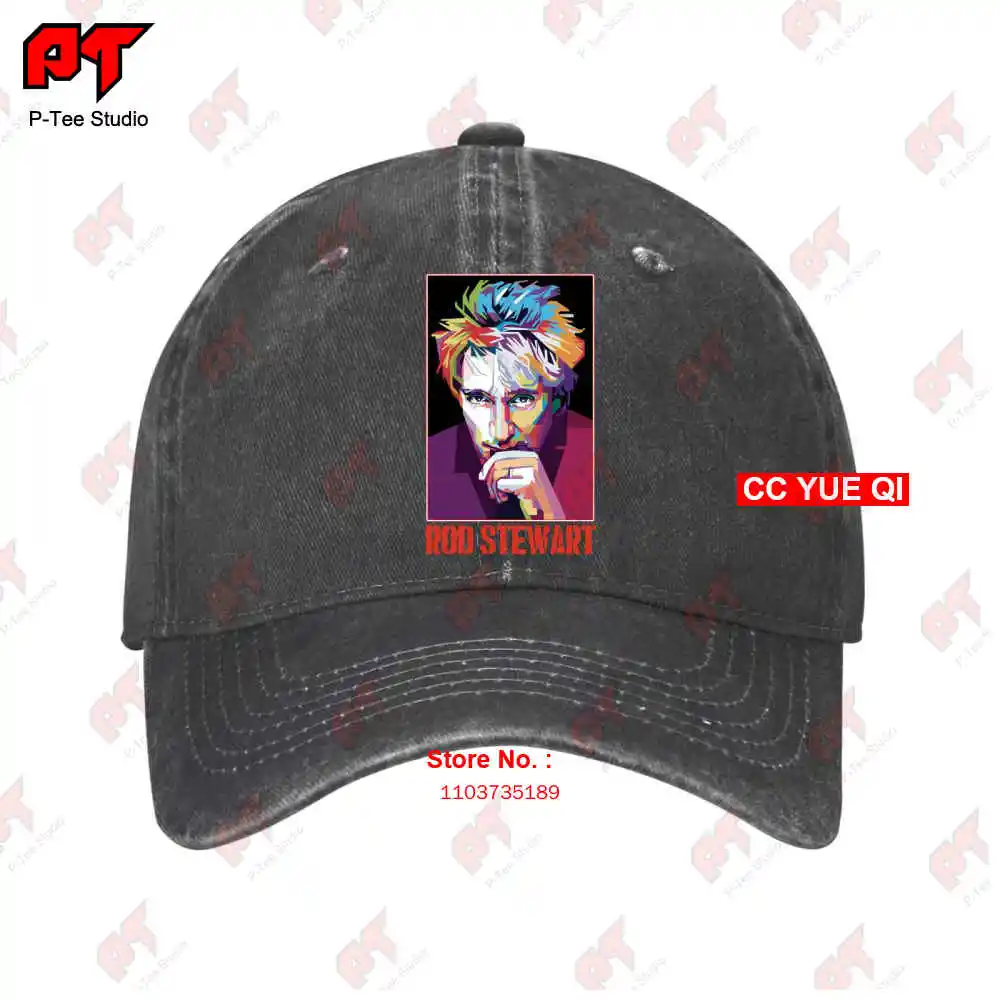 Berretto da baseball natalizio Rod Stewart Cappellino da camion 8MPY