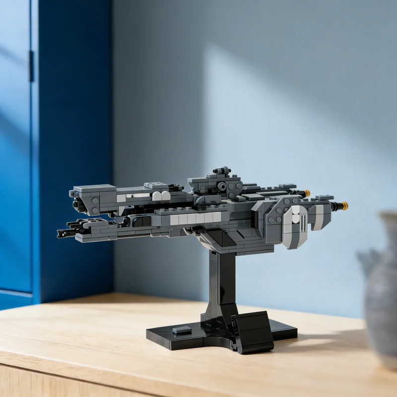 

504pcs MOC UNSC Forward Unto Dawn Space Model Building Blocks Creative DIY Gift Display Decor Assemble Premium Adult Kids Desk