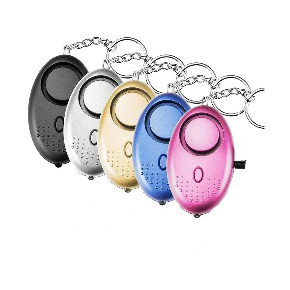 1-3pcs Personal Alarm With LED Light 130DB Anti Lost Wolf Self-Defense Safety Attack Emergency Alarms For Women Kids Elder