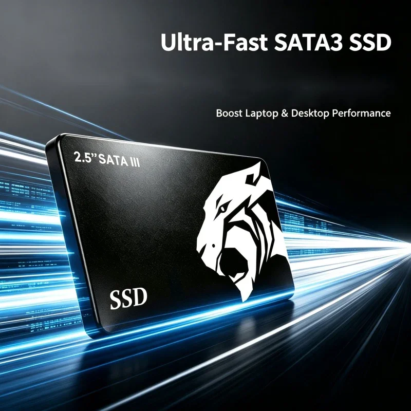 2.5 Inch SATA III SSD Internal Solid State Drive 500GB 1TB 4TB High Speed SATA3 SSD Disk For Laptop Desktop PC Replace HDD