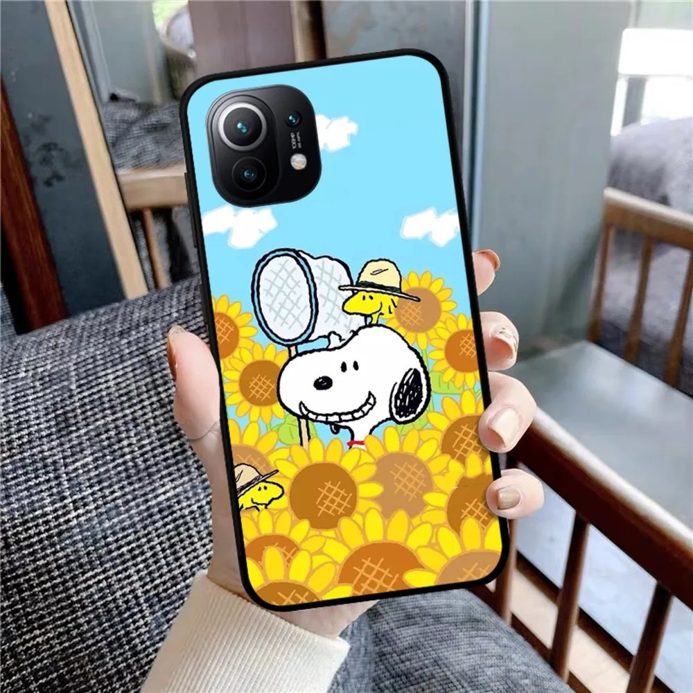 C-Cartoon S-Snoopys For Xiaomi Mi 5X 8 9 10 11 12 lite pro 10T PocoX3pro PocoM3 Note 10 pro lite