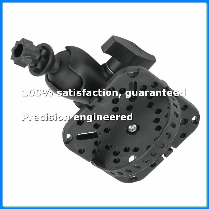 

360 Degree Rotatable Ball Mount with Fish Finder and Universal Mounting Plate Kayak Accessories,Inner Hexagon Base-ABYS