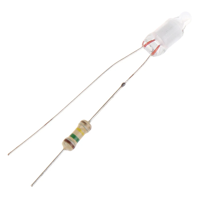 

20pcs Green Light-4*10mm Indicator Neon Light Sign F4 Neonlight With Resistor DIY Lighting Accessories For Electrical Equipment