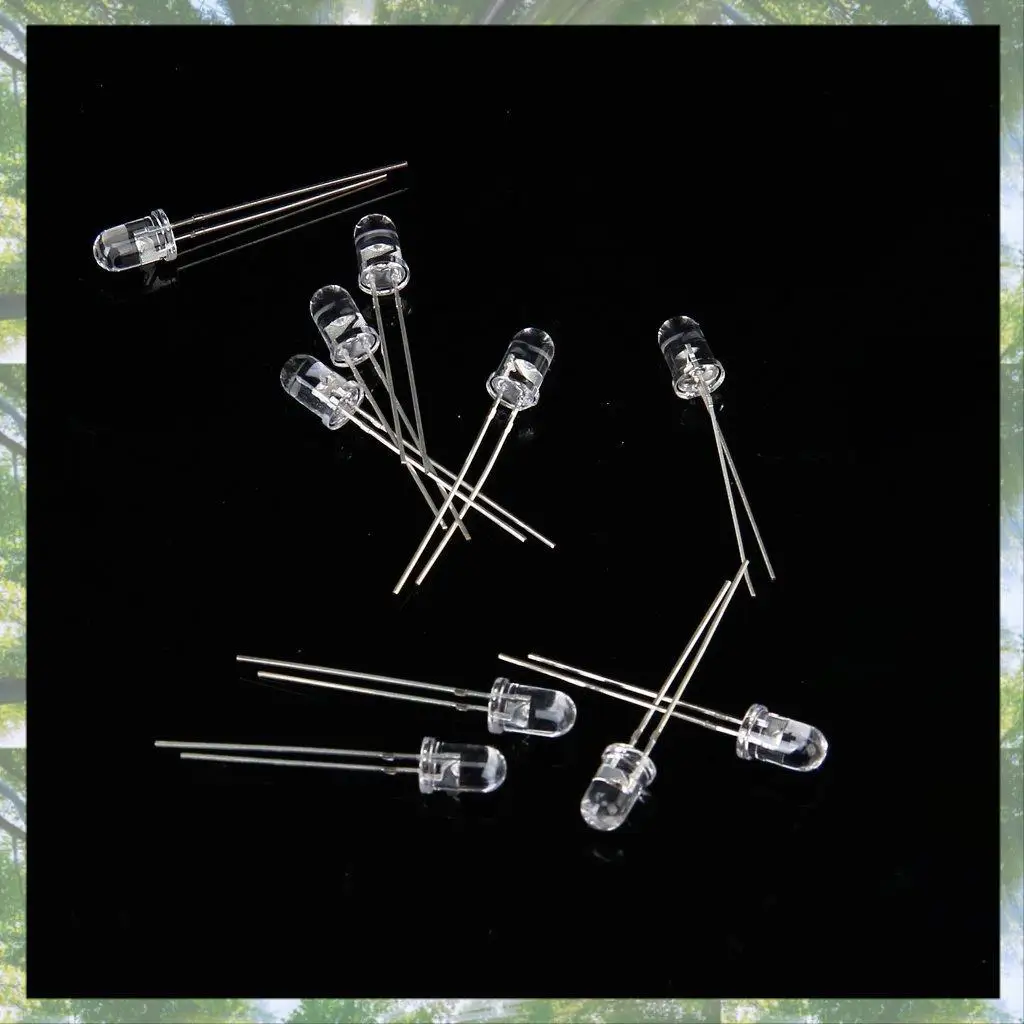 Premium-10 Stück 5 mm IR LED Infrarot-Leuchtdiode.