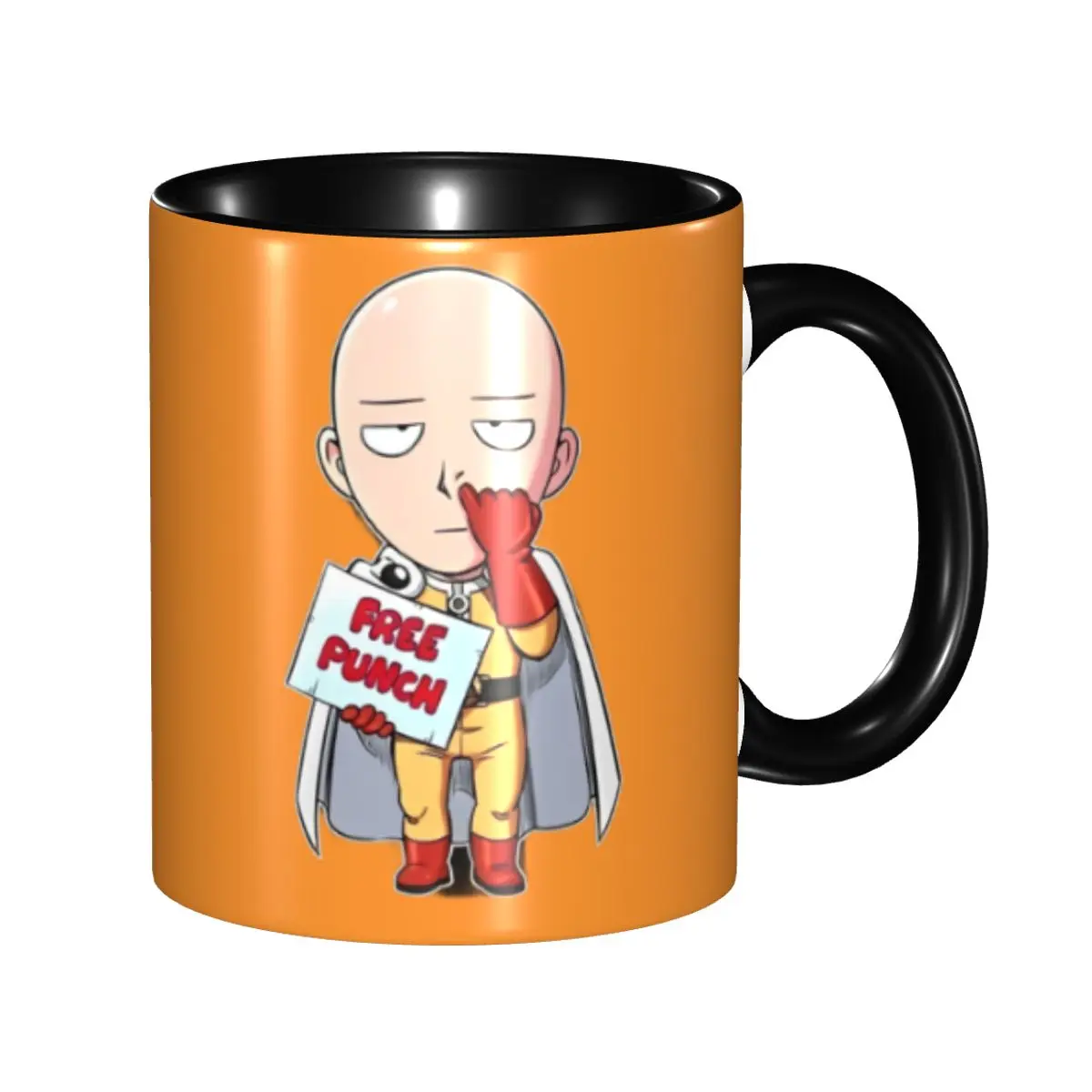 

One Punch Man Coffee Mug Kawaii Free Punch Cup For Home