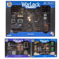 Wizkids Miniature Warlock Tiles Accessories Doors Archways Kitchen Tarven Board Games Toy Hobby Collectibles Children Gifts