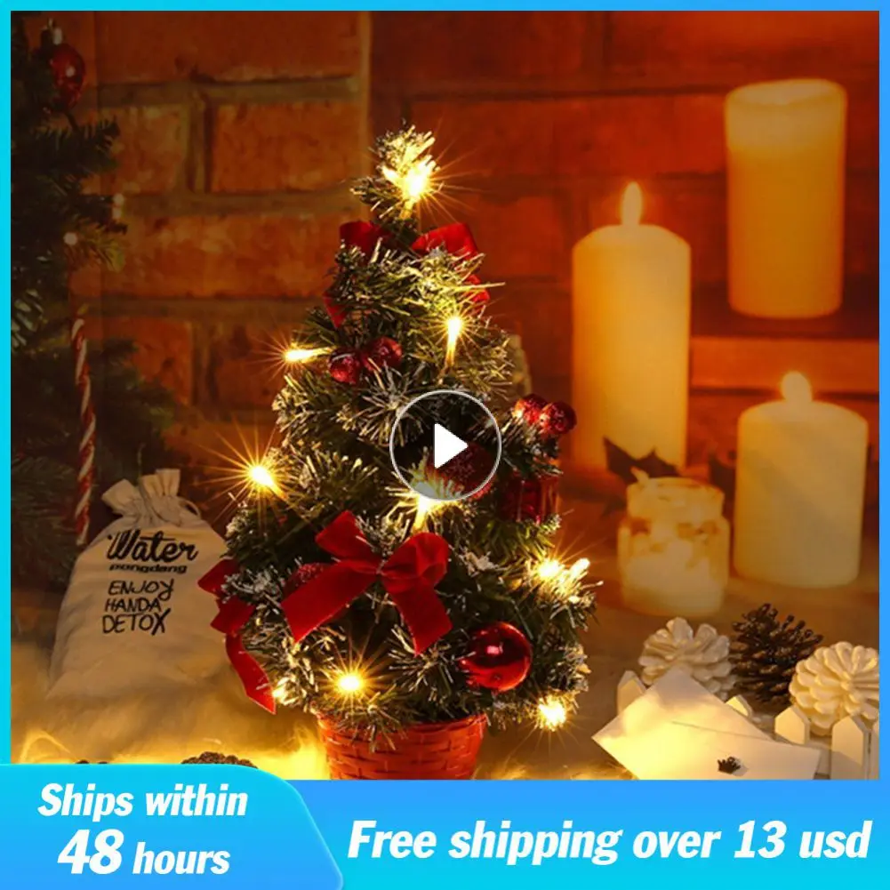 20cm 30cm 40cm Mini Christmas Tree Festival Decoration Desktop Pine Christmas Tree Christmas Decoration New Year Party Gift