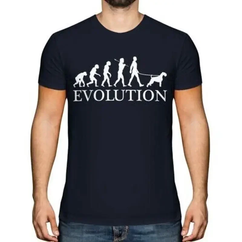 Schnauzer Evolution Of Men's Tea Top Dog Lover Gift Walker Walking T-Shirt