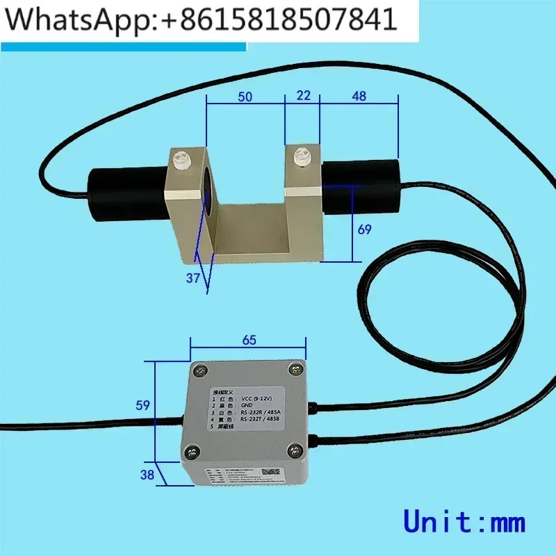 LH-270 Online Transmittance Tester, Serial Communication RS-232/RS-485/USB Transmittance Meter a