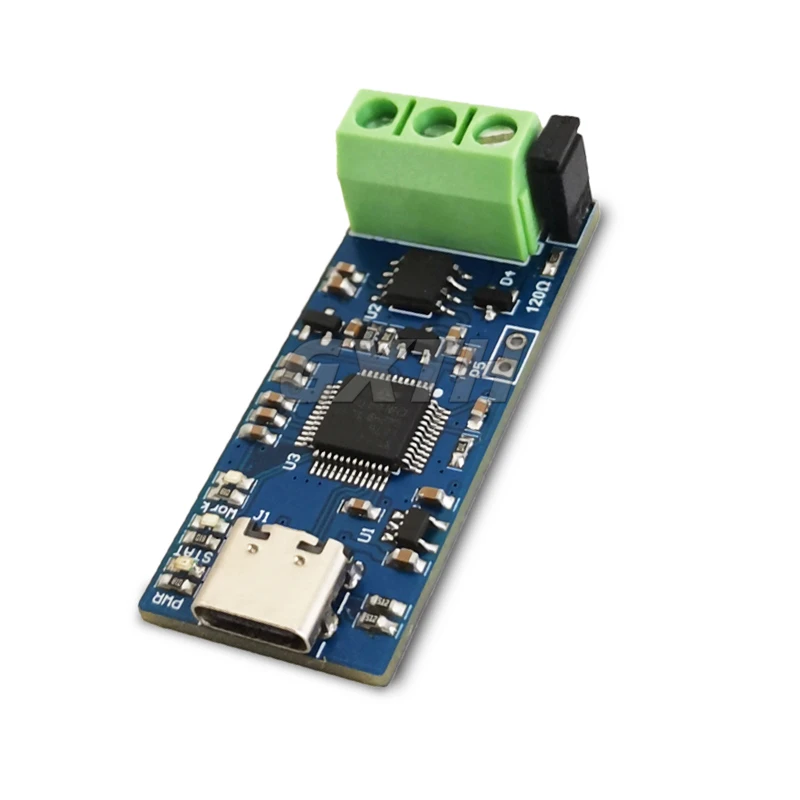 Imagem -03 - Módulo Usb tipo c 5v para Can Suporta Versão V2.0 do Analisador de Ônibus Can-fd