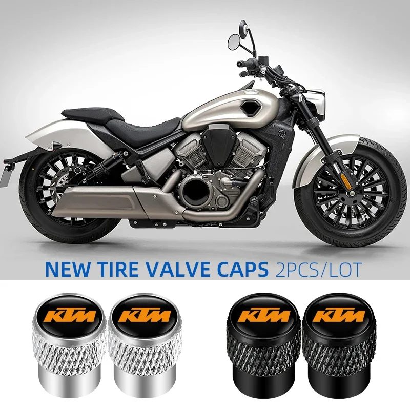 

2pcs Tire Valve Caps Wheel Tyre Cover For KTM Ready to Race Adv Duke 390 690 790 890 1190 Rc 1290 Adventure