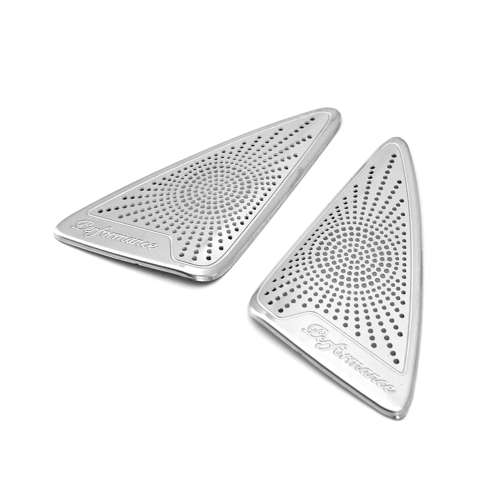 For Hyundai Palisade Stainless Steel Audio Speaker Cover Trim A-pillar Small Horn Cover Sticker Car Interior Moulding 2pcs