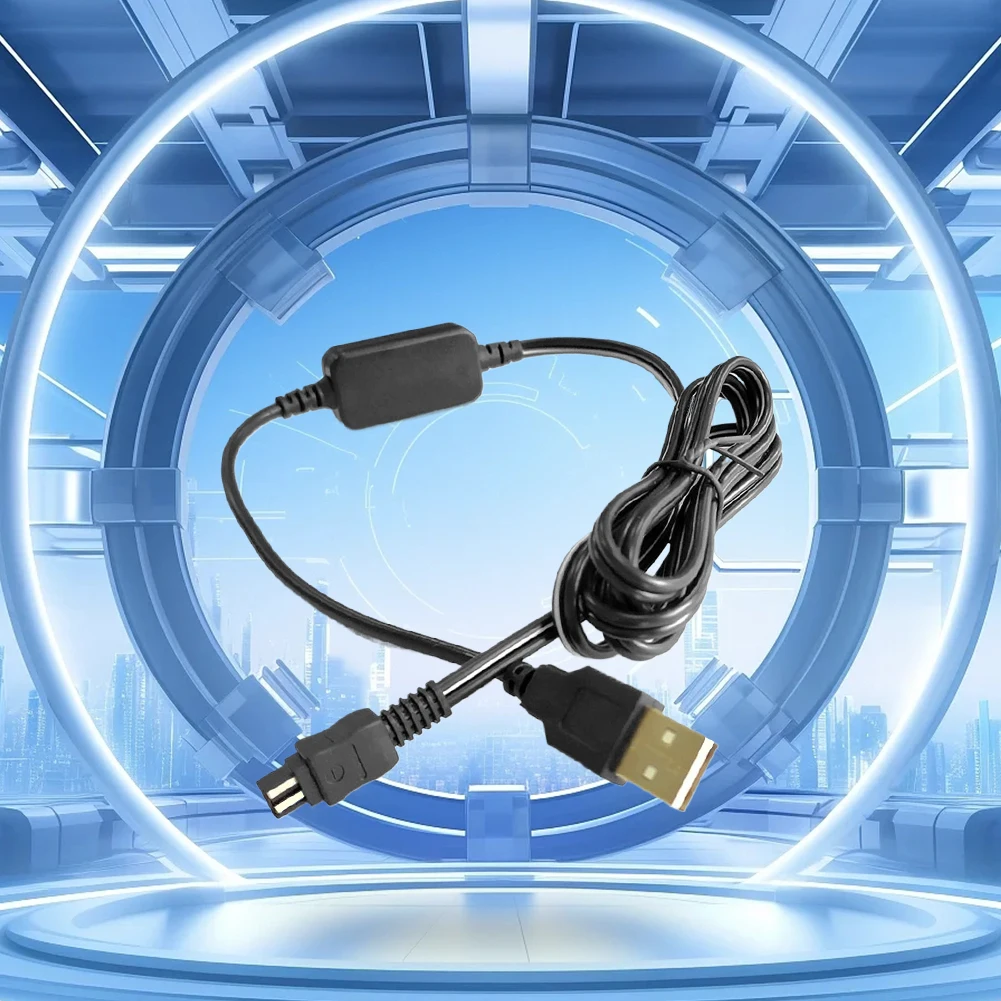 120cm USB Power Cable Adapter with High Conversion Efficiency for Sony AC-L25B AC-L200 Series Compatible Chargers