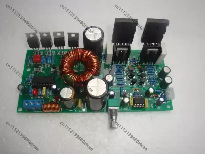 No Debug 12V DC High Power 100W Mono Audio Amplifier Board Finished Calibrated Speaker Drive Board for Car Outdoor Audio DIY