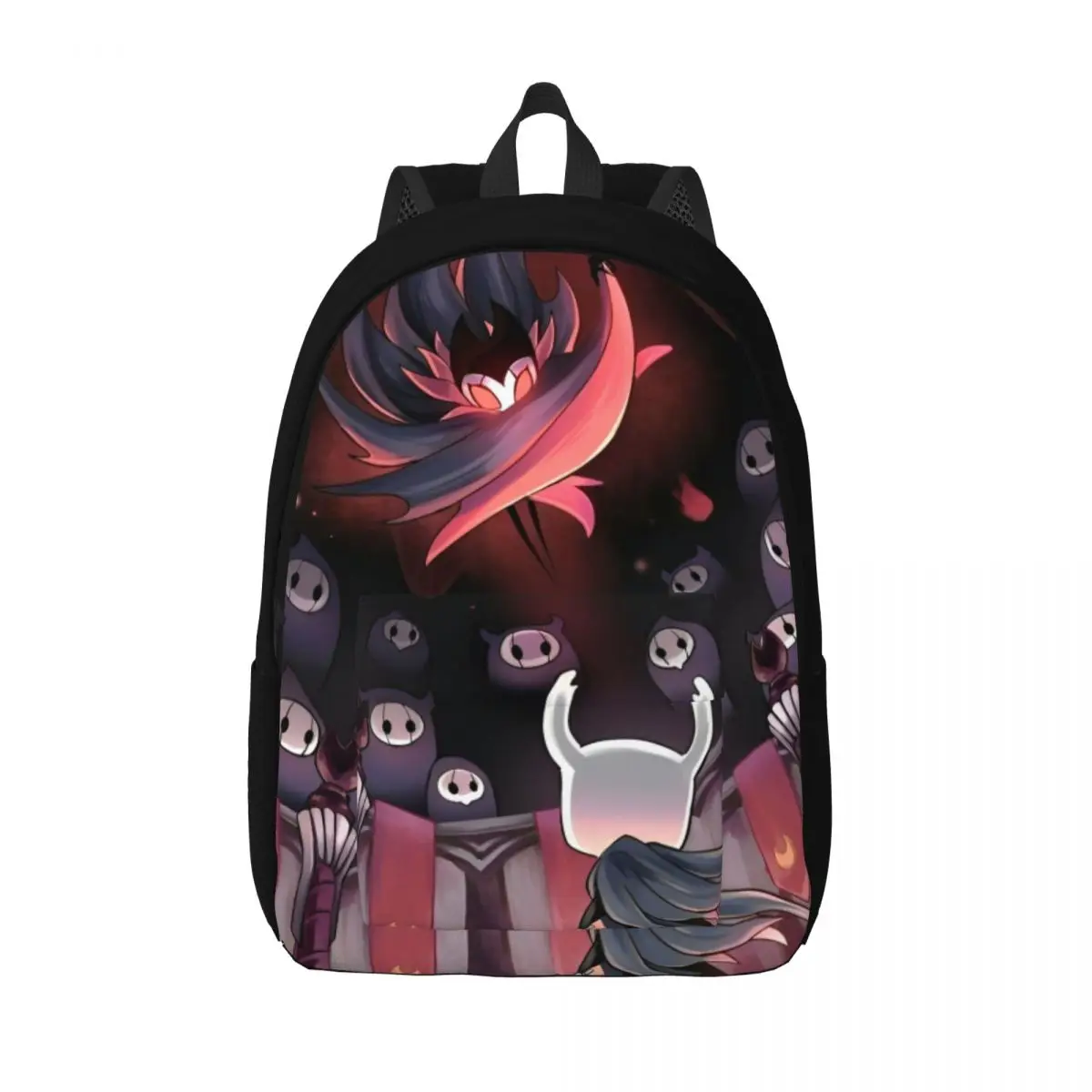 

Hollow Knight Indie Games Classical Backpack Outdoor High School Work Action Adventure Daypack for Men Women College Canvas Bags