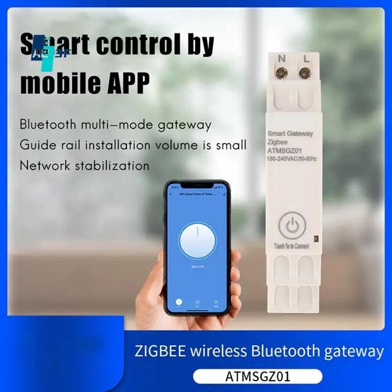 

A23F-Gateway ATMSGZ01 WIFI умное реле таймера мобильное приложение домашняя направляющая с счетчиком энергии