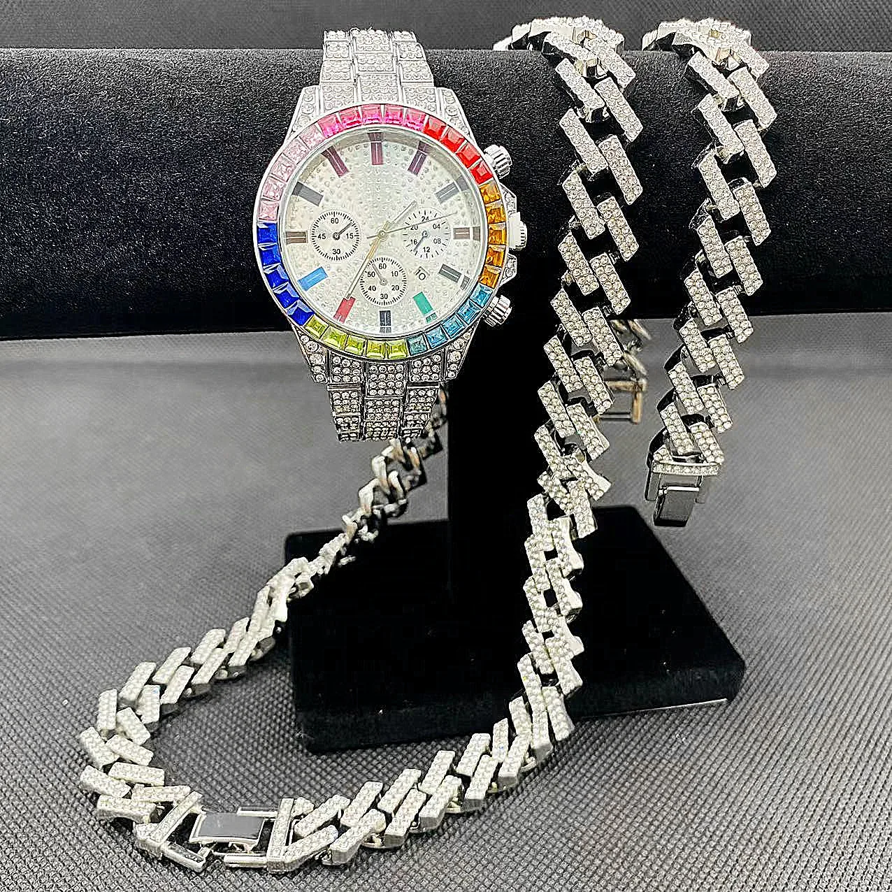 Ensemble de bijoux Hip Hop 3 p - Best Jewelry Watches For Women avis et prix