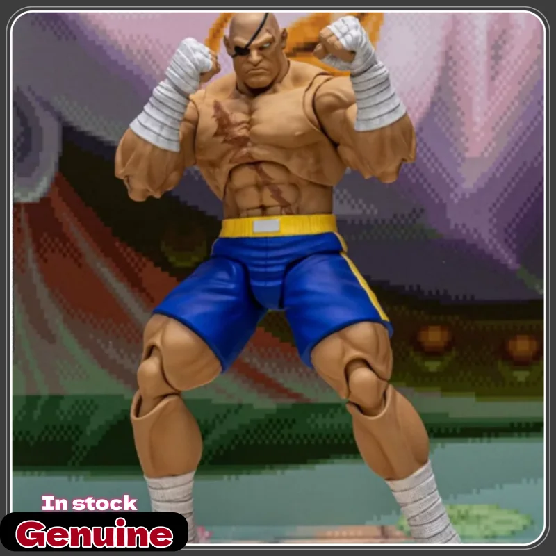 

Sagat Street Fighter In Stock Action Figure 1/12 Collectible Articulated Model Sfsa03 For Game Collectors