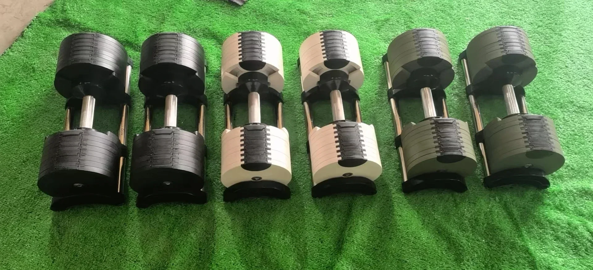 NEW style fitness weightlifting products 80LB increments Adjustable dumbbells for sale