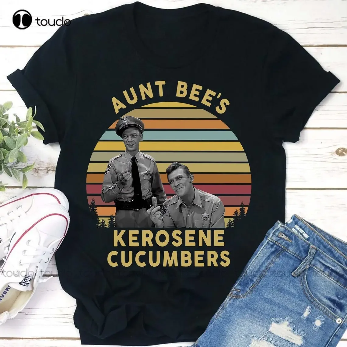 Aunt Bees Kerosene Cucumbers Shirts Barney Fife The Andy Griffith Show Shirt Custom Shirt 60S Vintage Retro Movie T Shirt Xs-5Xl