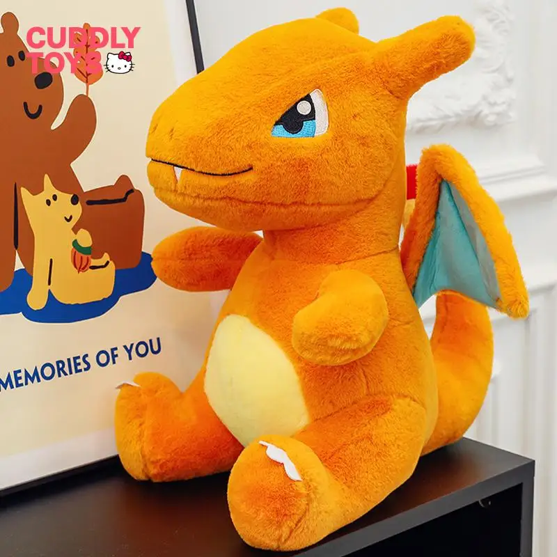 

30Cm Pokemon Charizard Plush Doll Toys Cartoon Pp Cooton Soft Anime Stuffed Kawaii Charizard Plush Doll for Child Birthday Gifts