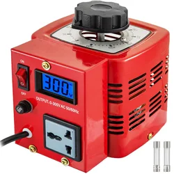 0.5 KW 220V Variac Variable 500W Transformer Voltage Regulator Single-phase Adjustable 0-300V AC Regulating Power Supply 50/60hz