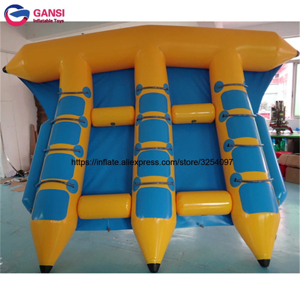 For Summer Water Sport Inflatable Water Banana Boat Towable Fly Fish Banana Tube