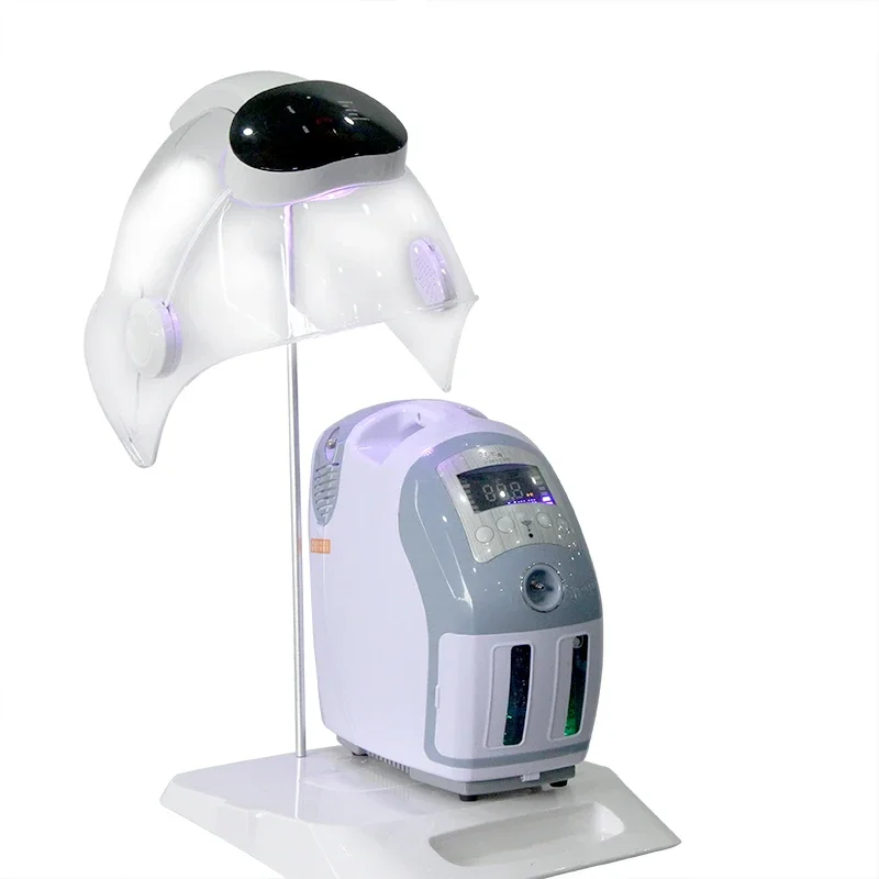 Beauty Spa Use O2toDerm Skin Rejuvenation Hyperbaric Oxygen Facial Care Mask Skin Care Oxygen Jet with Oxygen Sprayer