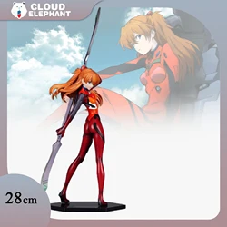 EVA Anime Figure Ayanami Rei Asuka Langley Soryu Figure 28cm PVC GK Model Collection Desktop Decoration Figurine Kids Toy Gift