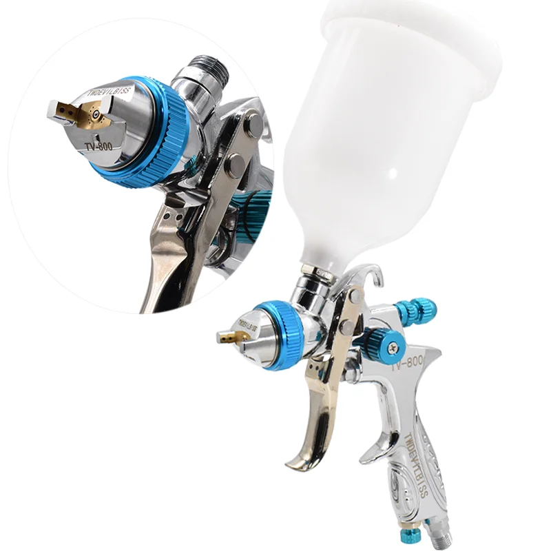 tv-800-professional-automotive-spray-gun-gravity-feed-13mm-nozzle-high-performance-pneumatic-paint-gun-suitable