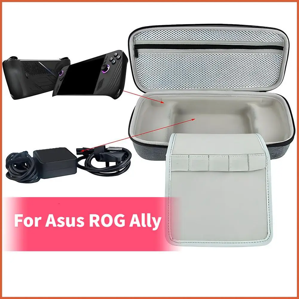 

New Hard EVA Portable Carrying Case Bag EVA Shockproof Protective Handbag For Asus ROG Ally Handheld Game Console Accessories