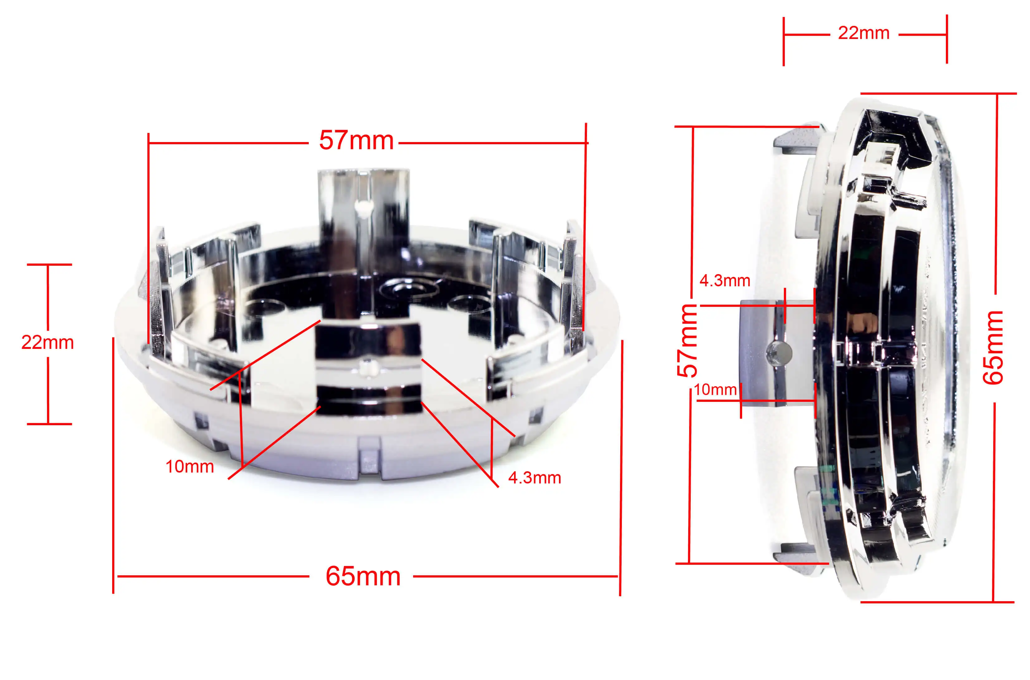 RhinoTuning 1/4Pcs OD 65mm/2.56\