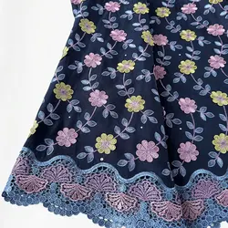 Original Switzerland Voile Lace Highest Quality African Embroidered Fabric 100% Cotton For Nigerian Wedding Cloth Celebrants