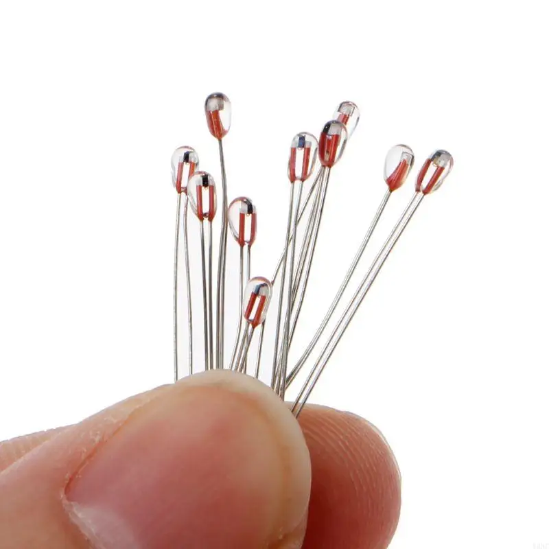 Y3NC 10pcs 3D Printer NTC Thermistor 100K ohm Accuracy Value 3950 Temp 1.8mm