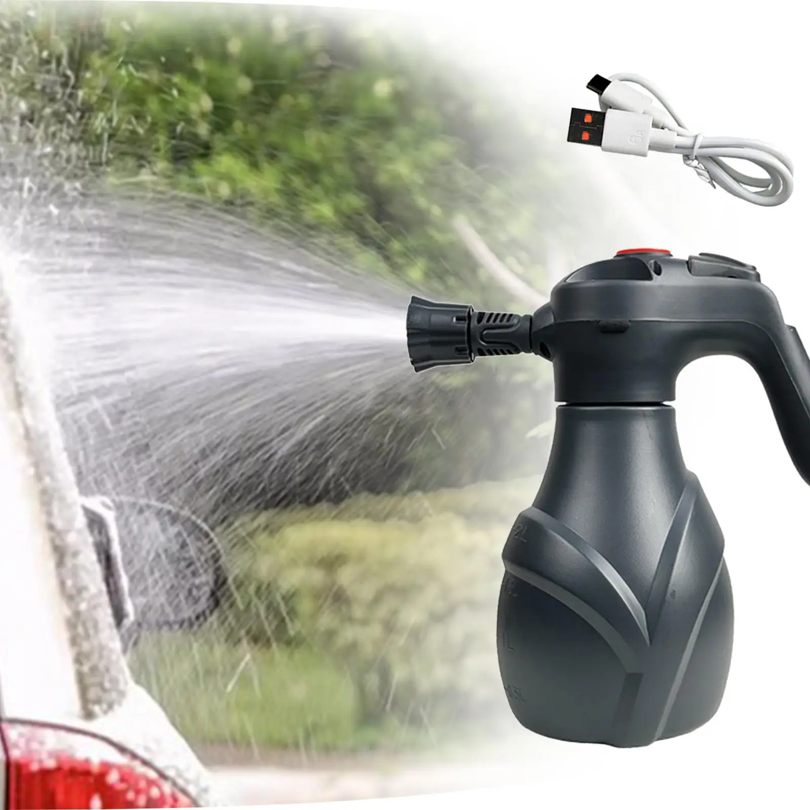 

Generic Electric Foam Sprayer Car Washing Accessories for Auto Beauty Home Cleaning Gardening Garden Watering Car Detailing