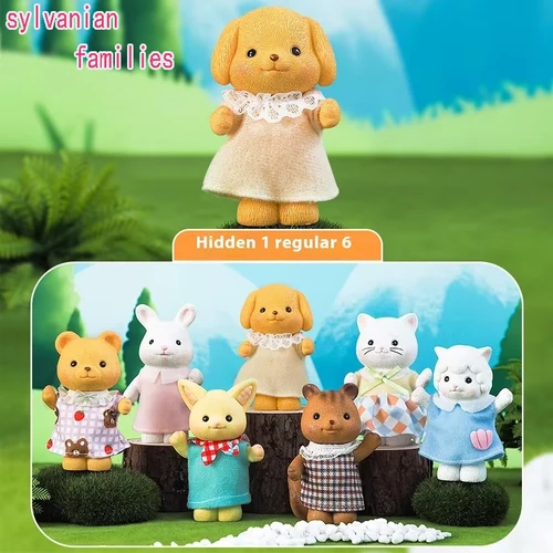 2024 Senbell 애니메이션 만화 푸들 마일로 블라인드 박스 강아지 송진 장식, 데스크탑 침실 장식, 여아 생일 선물  Best5