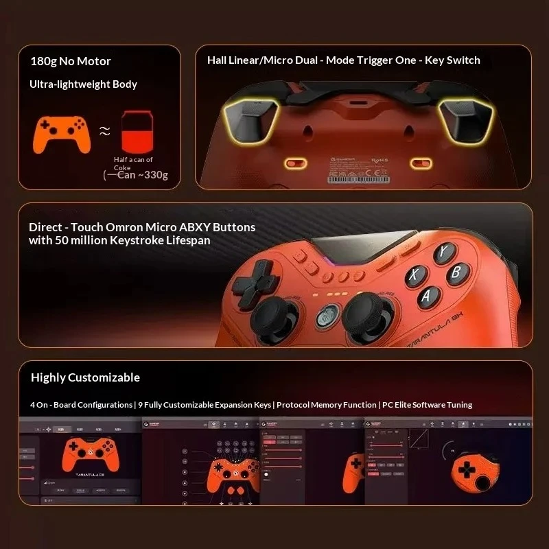 Nine Tailed Fox 8K Competitive Edition Lightweight Game Controller