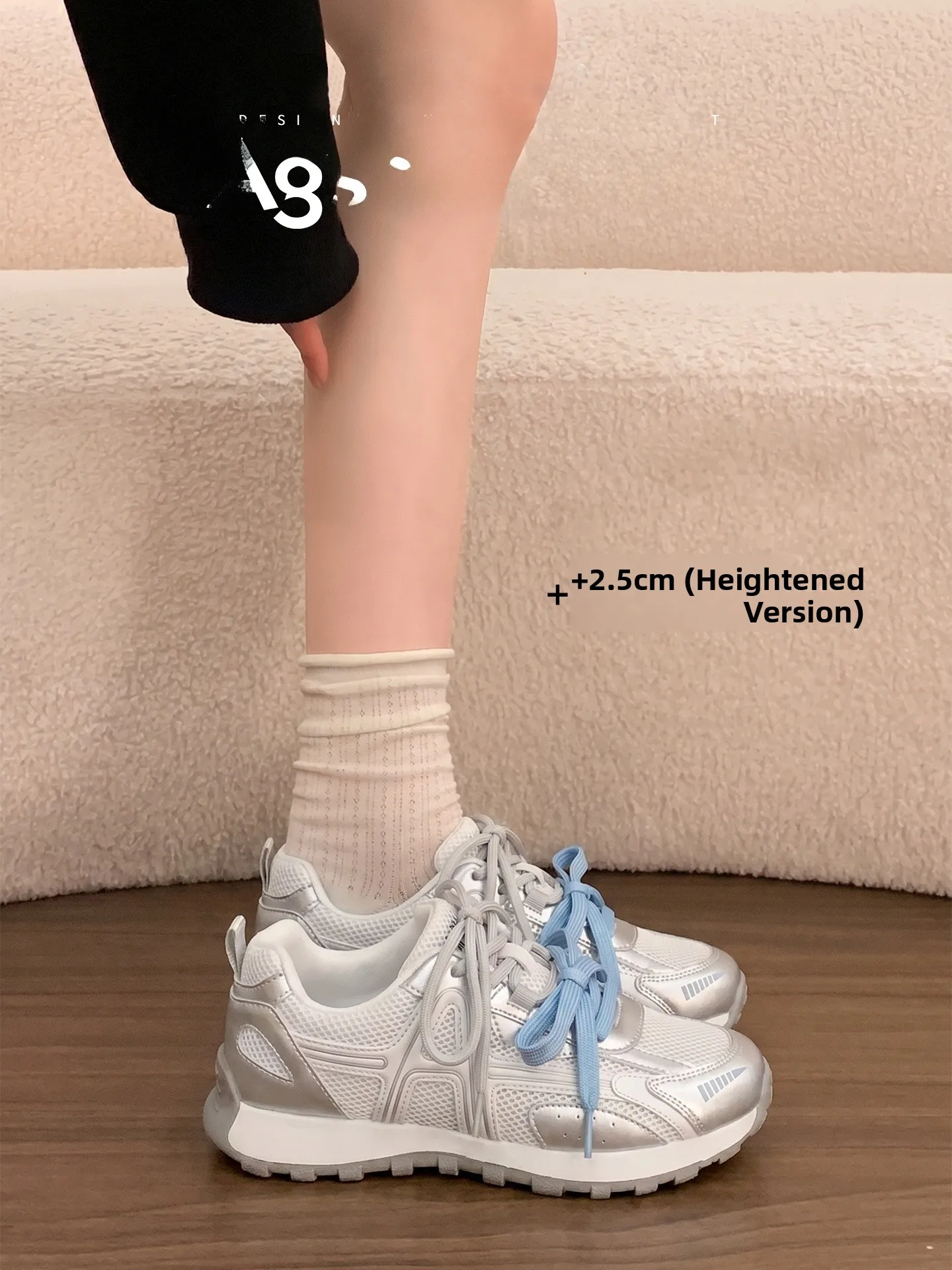 

Agsdon Ballet De Xin Women's Shoes 2026 New Summer Autumn Mesh Breathable Thick Bottom Climbing Sports Dad Shoes Casual